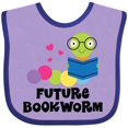 thumbnail image 3 of Inktastic Future Bookworm Boys or Girls Baby Bib, 3 of 4