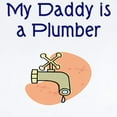 thumbnail image 2 of CafePress - My Daddy Is A Plumber Infant Bodysuit - Baby Light Bodysuit, Size Newborn - 24 Months, 2 of 4