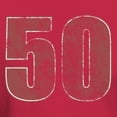 thumbnail image 3 of CafePress - 50Th Birthday Red Grunge Dark T Shirt - Men's Classic Graphic Cotton T-Shirt, 3 of 4