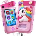 thumbnail image 1 of Juguetes de teléfono inteligente para niños, regalos de cumpleaños de Navidad para niñas, niños de 3 a 10 años, pantalla táctil, juego de aprendizaje para niños pequeños, teléfono de juguete con cámar, 1 of 1