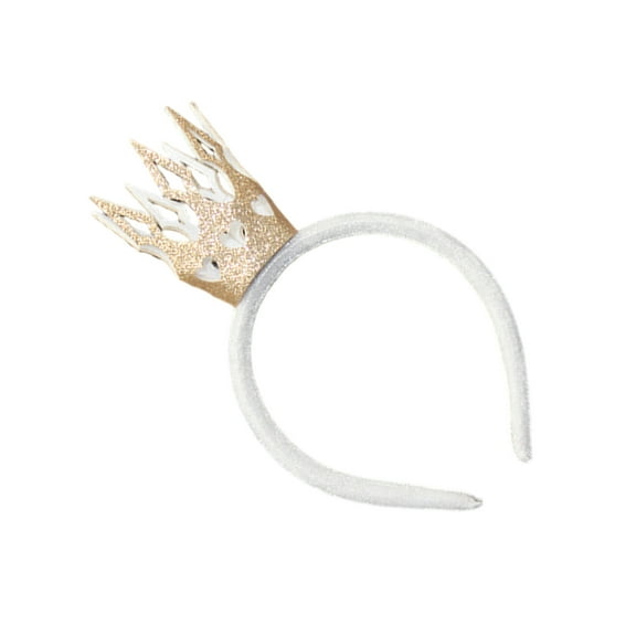 RUISINERY Luxurious Hollowed Heart Crowns Hairband with Glittering Powder Festival Props Hairhoop Party Celebration Props Hairhoop