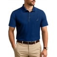 thumbnail image 5 of NY Threads Men's Golf Polo Shirt UPF 70+ Regular Fit Moisture Wicking Quick Dry Performance Short Sleeves Polo, Medium, Royal Blue, 5 of 9