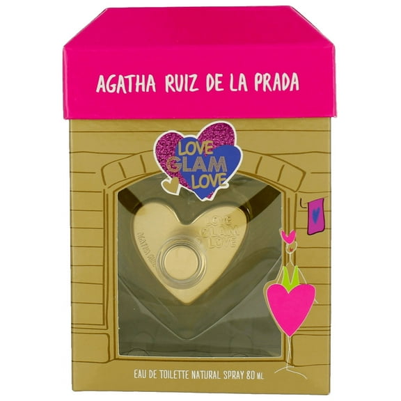 Love Glam Love By Agatha Ruiz De la Prada For Women EDT Spray 2.7oz