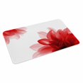 thumbnail image 4 of Red Flower Door Mat Indoor Outdoor,Boho Modern Floral Abstract Ombre Leaf White Non Slip Welcome Mat with Rubber Backing,Absorbent Front Door Mats Entryway Rug for Home Patio Entrance 20"x31.5", 4 of 9