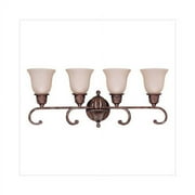 Wistaria Lighting Belvedere Vanity Light in Crackled Bullion