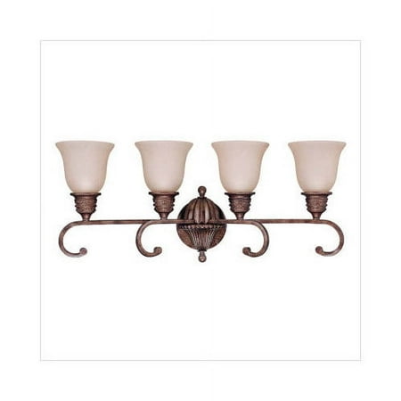 Wistaria Lighting Belvedere Vanity Light in Crackled Bullion