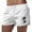 White, variant on Mens Swim Trunks Swim Shorts for Men Quick Dry 5 inch Inseam Beach Shorts with Compression Liner Zipper Pocket