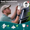 thumbnail image 5 of 4Pack Motion Sensor LED Light Bulb, Motion Activated Dusk to Dawn Light Bulbs, 12W(100W Equivalent) E26/A19 Light Bulb for Outdoor/Indoor,  Front, Porch, Garage, Basement, Hallway, Stairs, 5 of 9