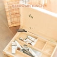 thumbnail image 4 of CRAFTHROU 1Set Iron Decorative Hinges for DIY Projects 3.8X0.4X0.04in, 4 of 8