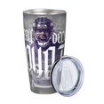 thumbnail image 2 of Taza térmica duradera de acero inoxidable 304 con temática del equipo de fútbol de los Ravens con tapa y pajita Taza térmica de acero inoxidable de 20 oz Taza para automóvil Adecuada para bebidas, 2 of 8