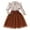 Brown, variant on JoyHoop Girls Casual Dress Little Girl Summer Spring Fall Cute Short Sleeve and Long Sleeve Dress Clothes 4-7 Years