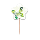 thumbnail image 1 of Animal mariposa graffiti Green Selección de pastelitos Star lable Flag en palillos de dientes, 1 of 3