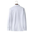 thumbnail image 5 of DPTALR Men Casual Buttons Slim Fit Turndown Solid Long Sleeve Blouse Shirt, 5 of 5