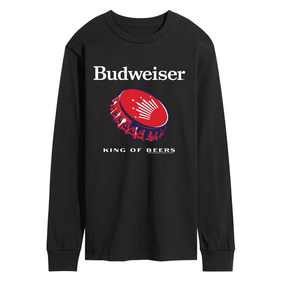 Budweiser - Bottle Cap Long Sleeve Graphic T-Shirt