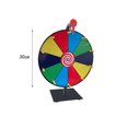 thumbnail image 4 of Prize Colors Wheel with Base Stand Wheel for Supermarkets Carnivals Parties 30cm 5 Colors, 4 of 8