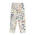 thumbnail image 5 of Naloa Watercolor Floral Print Women’s Ultra-Soft Comfy Pajama Lounge Pants with Pockets & Drawstring, 5 of 8