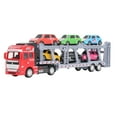 thumbnail image 2 of Camión Portacoches de Transporte, Camión de Juguete Con 6 Camiones Portacoches Pequeños de Juguete para Niños y Niños, 2 of 7