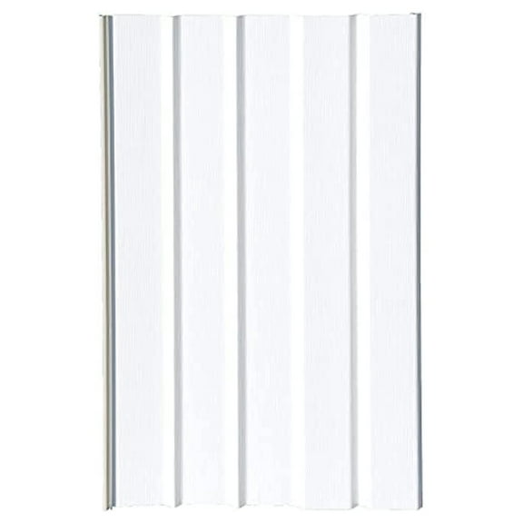 Mobile Home Skirting Vinyl Underpinning Panel White 16" W x 28" L (Pack of 8)