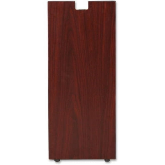 Lorell, Mahogany Laminate Credenza Leg, 1 Each