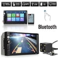 thumbnail image 1 of Universal 7023D Car MP5 Player 6.6 inch HD Touch Screen Bluetooth 2 Din Car Stereo FM Radio AUX With Rear View Camera, 1 of 9
