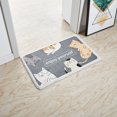 thumbnail image 3 of Absorbent Mat Carpet Bathroom Door Mat Bathroom Foot Mat Door Mat Cartoon Mat Carpet Cross Border, 3 of 6