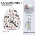 thumbnail image 5 of Cartoon Dog Backpack for School,Cute School Bag,Schoolbag with Adjustable Shoulder Straps & Padded Back,15"x11.42"x5.5", 5 of 6