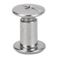 thumbnail image 1 of Ensemble de Vis de Rivet, Acier Inoxydable Longue Durée Tête Ronde Plate Bouton de Vis Antirouille pour Artisanat en Cuir pour Scrapbooking, 1 of 7