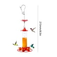 thumbnail image 4 of Comedero para pájaros, bebedero, antihormigas, colibrí, agua, decoración de jardín al aire libre, 4 of 4