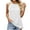 White, variant on BadPiggies Women's Racerback Tank Tops Halter Lace Sleeveless Casual Summer Tops (S, Black)