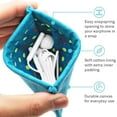 thumbnail image 2 of UT Wire Pocket Earbud Earphone Case Pouch - Blue - 2 Pack, 2 of 6