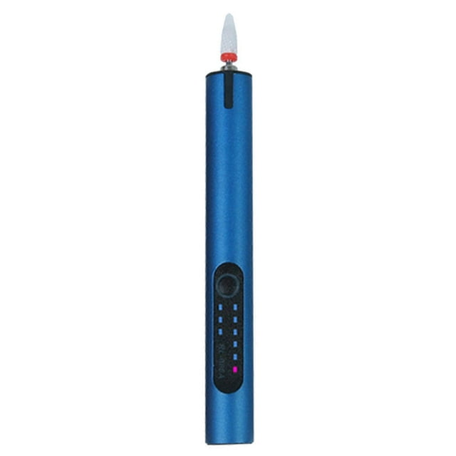 Electric Nail Grinding Machine Portable Rechargeable Nail Polishing Machine for Electric Nail File Deep Sea Blue