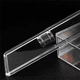 thumbnail image 4 of Caja de almacenamiento de cosméticos de acrílico transparente rectangular simple con tapa, caja organizadora de escritorio de oficina de tamaño pequeño, 4 of 5