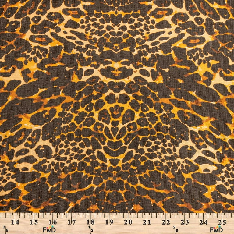 Ottertex® Waterproof Cheetah Printed Canvas Fabric