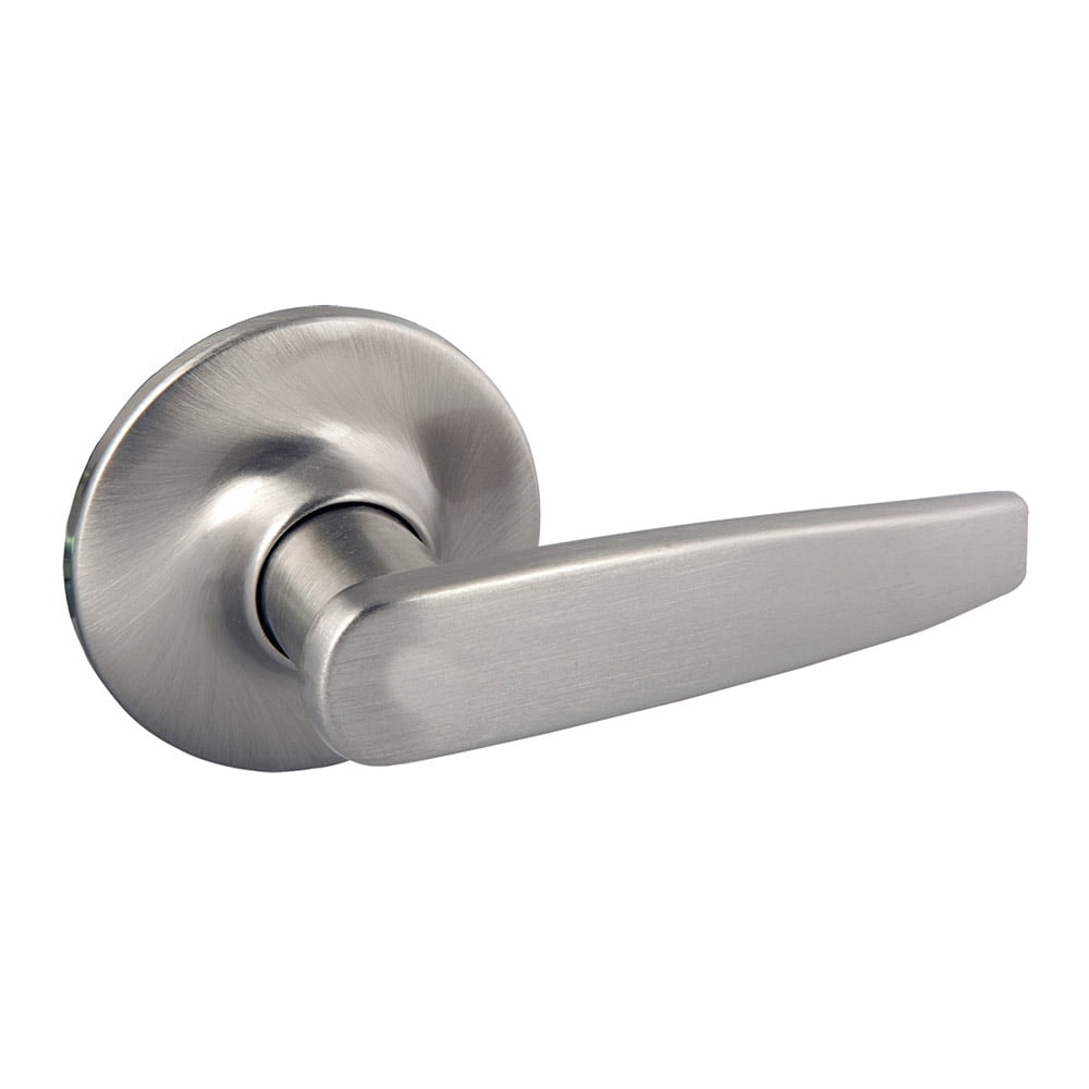 Design House 702100 Delavan Dummy Door Handle, Satin Nickel