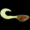 thumbnail image 2 of Mr Crappie Shadpole Curlytail Pumpkin Seed Chartreuse 15 Pack, 2 of 2