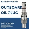 thumbnail image 4 of OIL PLUG For Mercury Outboard 65-80-175-300HP & 450 Verado 4-Stroke, 4 of 5