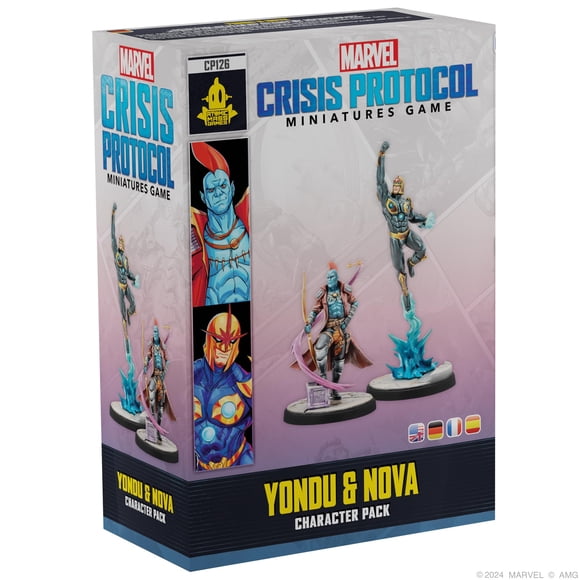 Juego de sobremesa de superhéroes Atomic Mass Marvel Crisis Protocol