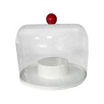 thumbnail image 3 of Vitrina transparente para figuras, a prueba de polvo, moderna, portátil, organizador de centro de mesa giratorio para figuras en miniatura y muñecas. 1 nivel, 3 of 8