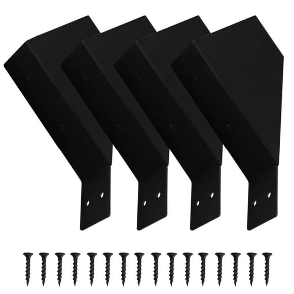 Bgsha Équerres de Pergola Support d'Angle à 45 Degrés Connecteur Robuste pour Poteaux en Bois 2x4 pour Besoins de Bricolage de Pergola Gazebos Garage Cabane dans les Arbres