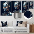 thumbnail image 4 of Designart "The Intelligence of Machines I" Robot Metal Wall Decor, 4 of 5