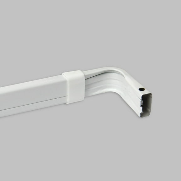 InStyleDesign  Adjustable Lockseam Curtain Rod with 2 inch Clearance