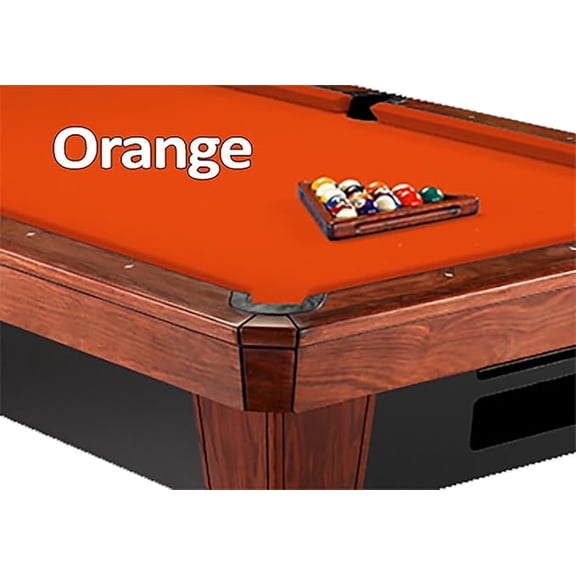 Simonis 860 Orange Pool Table Cloth - 9'
