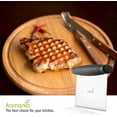thumbnail image 5 of Professional Stainless Steel Multipurpose Griddle Scraper&Chopper or Pizza Dough Cutter - Great for Griddle BBQ Grill & Flat Top Cooking - Commercial Quality, 5 of 5