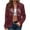 Red, variant on Coats for Women Ladies' Solid Color Hot Selling Lace Casual Jacket Jacket,Womens Plus Size Clearance $5 Blue M