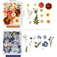 thumbnail image 4 of 110 Pcs Pressed Flowers, Real Dried Flower Leaves for Scrapbooking Crafts DIY Soap Candles Making Nails Decor, 4 of 5