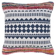 thumbnail image 1 of LR Resources PILLO07353MLTIIPL Coussin Carré Chindi d'Inspiration Mondiale - Multi Couleur, 1 of 1