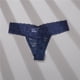 thumbnail image 1 of Tanga sexy de cintura baja para mujer, ropa interior de encaje transparente, 1 of 6