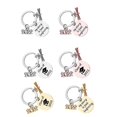 thumbnail image 5 of Stainless Steel Keychains Set of 6 Graduation Gifts for Students with Assorted Colors, 5 of 5