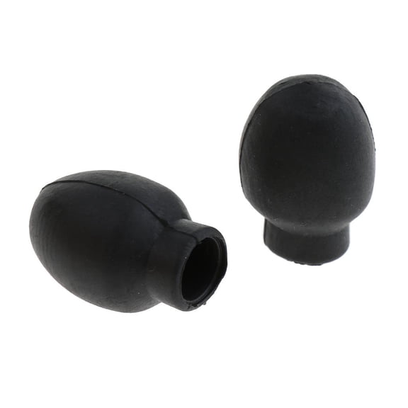 de 2 Cabezales de de Tambor de Goma para Piezas de Instrumentos de Percusión de Tambor CUTICAT Cabeza de batidor de tambor