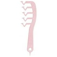 thumbnail image 1 of Z Shape Hair Comb Plastic Portable Detangling Combs Hair Styling Tool For Beauty SalonPink, 1 of 1